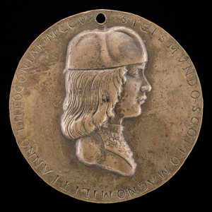 Retrato de un Niño, probablemente 1488-1499 de Adriano Fiorentino