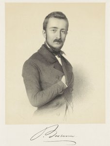 Retrato de Johannes Bosboom de Adrianus Johannes Ehnle