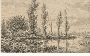 paisaje fluvial de Adrianus van Everdingen