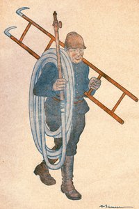 Joseph NOULENS (1864-1944), político francés. Dibujo de Adrien Barrere (1874-1931) para FANTASIO, número 204 del 15 de abril. de Adrien Barrere