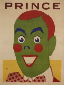 Príncipe, cartel para Pathe Cinema (1912-1913) de Adrien Barrere