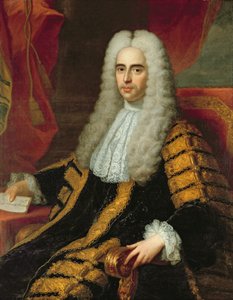 Retrato del Rt Hon John Methuen como Lord Canciller de Irlanda