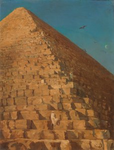 La Gran Pirámide, Giza, 1830 o después
