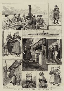 Un viaje a la isla de Marken, Zuyder Zee, Holanda