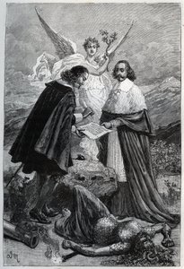 Alegoría del Tratado de Paz de los Pirineos el 7 de noviembre de Adrien Emmanuel Marie