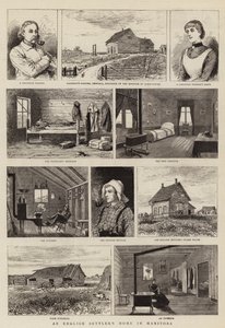 El Hogar de un Colono Inglés en Manitoba
