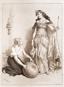 Cenicienta - en “Los cuentos de hadas” de Charles Perrault, ilustraciones de Adrien Marie