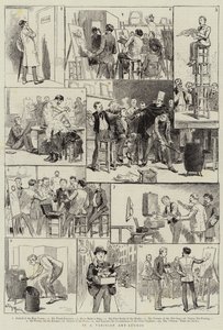 En un estudio de arte parisino