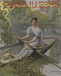 En el Sena. Portada de Le Figaro Illustré, julio 1895