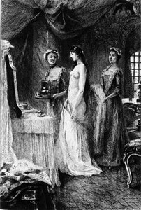 Grabado de Adrien Moreau (1843-1906) ilustrando “Cándido” de François Marie Arouet, conocido como Voltaire (1694-1778)