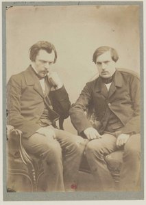 Los hermanos Goncourt, ca 1855