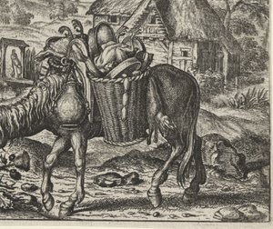 Fábula del burro cargado de manjares