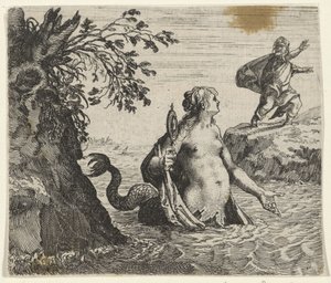 La fábula de la sirena de Egidius  Sadeler (II)