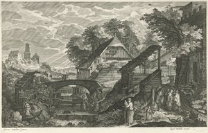 casas al lado de un rio Ocho paisajes en Bohemia (título de la serie)
