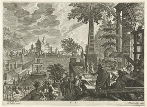 Primavera Ver (título en el objeto) Las cuatro estaciones (título de la serie) de Egidius  Sadeler (II)