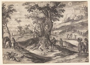 Julio/Agosto, de Los Doce Meses de Aegidius Sadeler II