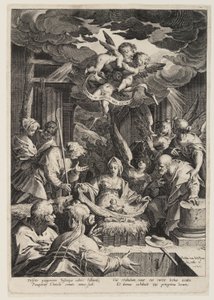 La Natividad de Aegidius Sadeler II