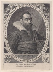 Vincenz Muschinger, Consejero del Emperador Rodolfo II, 1611 de Aegidius Sadeler II