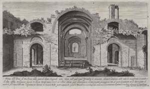 Baños de Diocleciano, Roma de Aegidius Sadeler or Saedeler