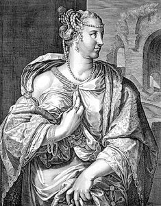 Lépida esposa de Sergio Galba de Aegidius Sadeler or Saedeler