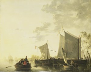Vista del río de Aelbert Cuyp (copy after)