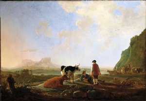 Pastores con vacas de Aelbert Cuyp