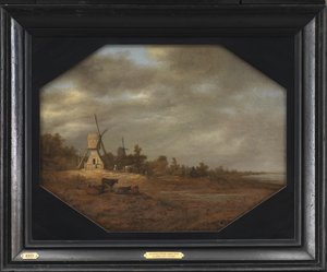 Paisaje con molinos de viento de Aelbert Cuyp