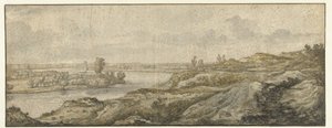 Paisaje con un río de Aelbert Cuyp