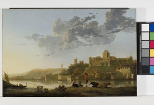 El Valkhof en Nimega, hacia 1652-1654 (óleo sobre madera) de Aelbert Cuyp