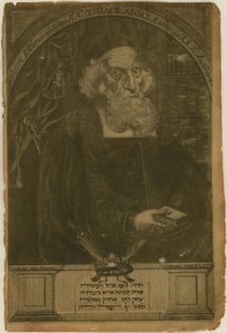 Retrato de Isaac Aboab da Fonseca de Aernout Naghtegael