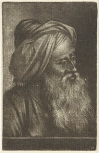 Busto de hombre con turbante