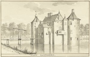 El castillo Gansoyen por Drongelen 