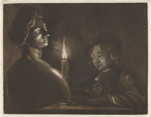 chico dibujando de Aert Schouman