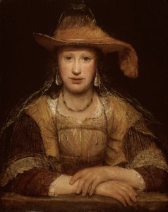 Retrato de una joven, c.1690 (óleo sobre lienzo) de Aernt de Gelder