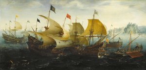 La batalla de Cádiz de 1587