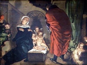 Natividad de Aertgen Claesz van Leyden