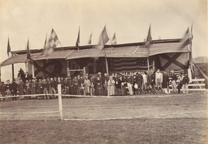 La Tribuna Principal, Foochow Fuzhou, ca. 1869 de Afong Lai