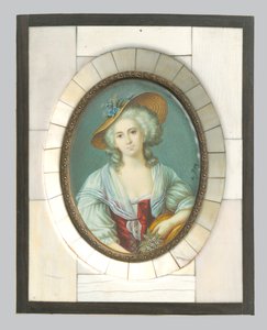 Slovak: La dama del sombrero de after Élisabeth Louise Vigée Le Brun