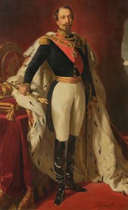 Franz Xaver Winterhalter (después) Napoleón III con toga de coronación