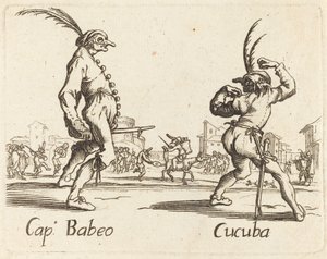 Cap. Babeo y Cucuba de After Jacques Callot