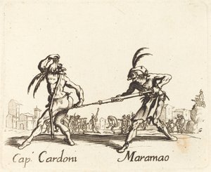 Cap. Cardoni y Maramao de After Jacques Callot