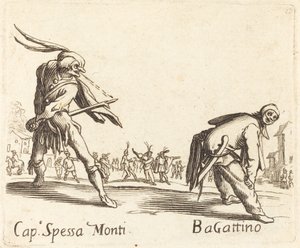 Cap. Spessa Monti y Bagattino de After Jacques Callot