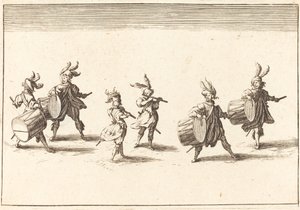 Entrada de M. de Macey de After Jacques Callot