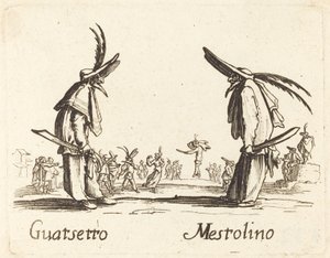 Guatsetto y Mestolino de After Jacques Callot
