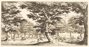 Paisaje de After Jacques Callot