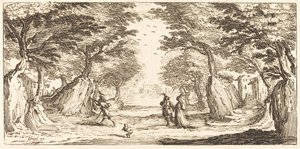 Paisaje de After Jacques Callot