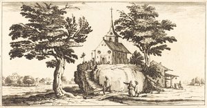 Paisaje de After Jacques Callot
