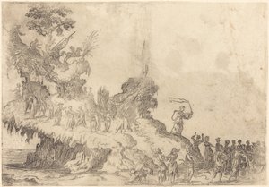El Flotador del Monte Parnaso de After Jacques Callot