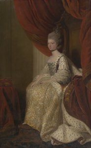 Carlota Sofía de Mecklemburgo-Strelitz (1744-1818), reina consorte de Jorge III de after Joshua Reynolds
