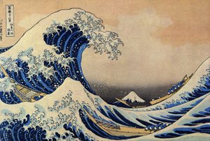 Detrás de la Gran Ola de Kanagawa